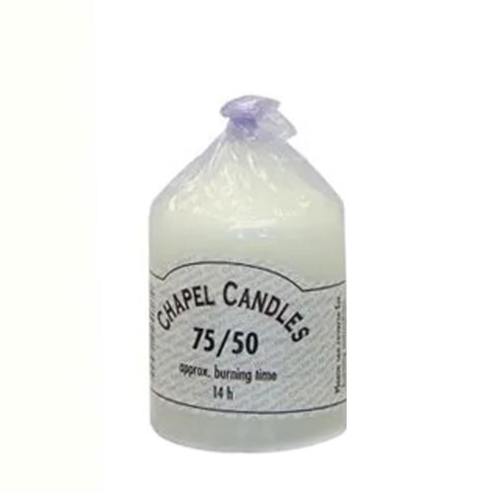 Chapel Candles White Pillar Candle 7.5cm x 5cm £1.79